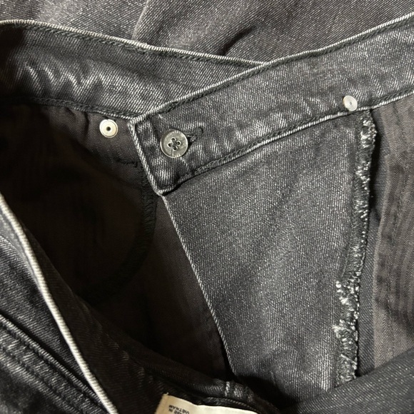 Abercrombie & Fitch The 90s Slim Straight Ultra High Rise Black Jeans size 10/30 - Picture 9 of 14